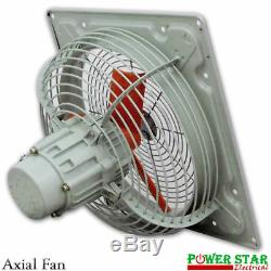 Heavy Duty Industrial Metal Axial Extractor Ventilation Shutter Fan 20 Inch Atex