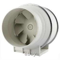 High Efficiency Inline Duct Fan Air Extractor Bathroom Ventilation System 220V