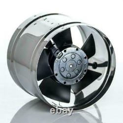 High Temperature Inline Extractor Fan 200mm Chimney Flue Liner Ventilator