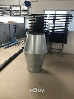 High Velocity Jet Roof Cowl Ventilation Extractor Fan Spiral Ducting Spray Booth