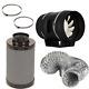 Hydroponics Twin Speed Extractor Carbon Filter Kit 150mm 6 Grow Set