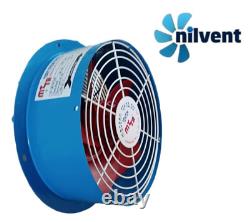 INDUSTRIAL COMMERCIAL METAL EXTRACTOR AXIAL FAN, AIR BLOWER VENTILATION 12 30cm