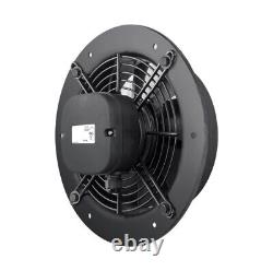 Industrial Axial Plated Extractor Fan Metal Commercial Round Ventilator