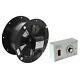 Industrial Cased Extractor Fan 10 Duct Commercial Ventilation +speed Controller