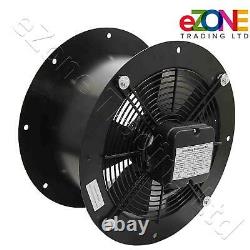 Industrial Cased Extractor Fan 12 Duct Commercial Ventilation +Speed Controller