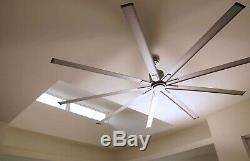 Industrial Ceiling Fan 9 Blades remote blower extractor commercial ventilation