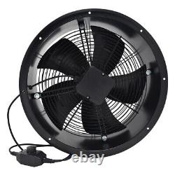 Industrial Commercial Exhaust Fans Round Frame Axial Extractor Fan Air Blower UK