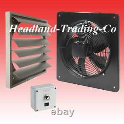Kitchen Commercial Extract Fan Cased Axial Fan 630mm 6pole 1phase