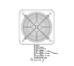Industrial Extractor Fan / Commercial Wall / Ceiling Axial Ventilator