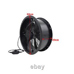 Industrial Extractor Metal Axial Exhaust Ventilation Air Blower Fan Home Office