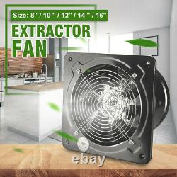 Industrial Extractor Plate Fan Ventilation Metal Axial Exhaust Commercial Blower