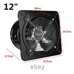 Industrial Extractor Plate Fan Ventilation Metal Axial Exhaust Commercial Blower