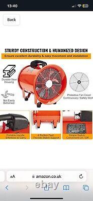 Industrial Extractor Portable Ventilator Air Axial Metal Blower Commercial Exhau