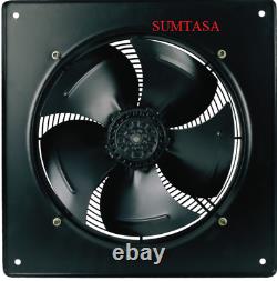 Industrial Ventilation Extractor Axial Exhaust Commercial Blower Plate Fan, 250SB