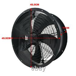 Industrial Ventilation Extractor Cased Axial Duct Fan Speed Control 8-24 inch