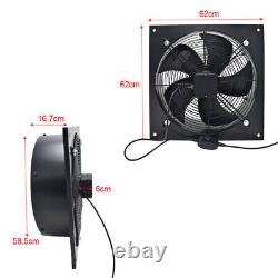 Industrial Ventilation Extractor Commercial Blower Axial Exhaust Fan +Controller