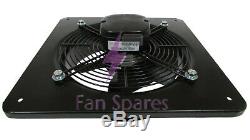Industrial Ventilation Extractor Metal Axial Exhaust Fan And Speed Controller