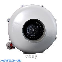 Inline Duct Extractor Fan Hydroponic Ventilation Kitchen Bathroom Fan 1100 m3/hr