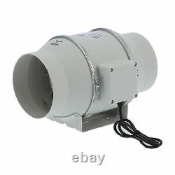 Inline Duct Fan Air Extractor Home Ventilator HF150PE 70W 3000rpm 503Pa AC220V