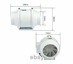 Lightweight Air Extractor Fan Ultra-Quiet Operations Exhaust Ventilation Outlets
