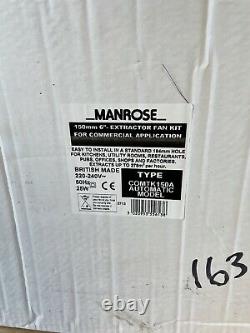Manrose COMTK150A Ventilation 6 Commercial Auto Extractor Fan Kit
