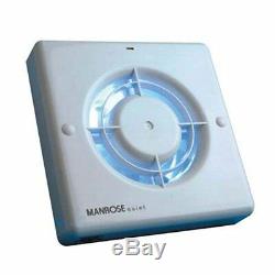 Manrose Quiet Ventilation Extractor Fan Timer Toilet Bathroom Wall Ceiling 100mm