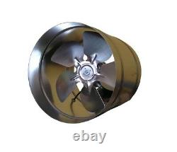 Metal Inline Extractor Fan 325mm 12.8 Commercial Industrial Duct Ventilator WK
