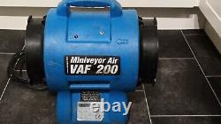 Miniveyor Air VAF 200 Portable Ventilation / Extractor Dust & Fume Fan 110V