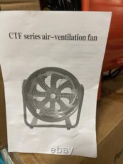 NEW Portable Ventilator Axial Blower Workshop Extractor Industrial Fan And Duct