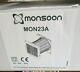 National Ventilation Mon23a Monsoon 225mm Autoshutter Extractor Fan + Controller