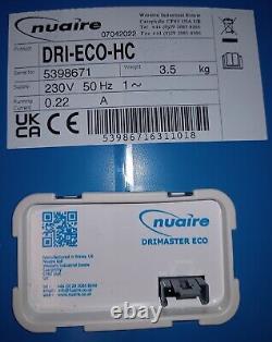 Nuaire Drimaster Eco PIV Unit Dri-Eco-HC NEW No Box FREE P&P