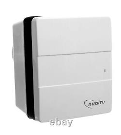 Nuaire GENIE S 12 100mm 4 Universal Toilet 12V Extract Fan with Timer