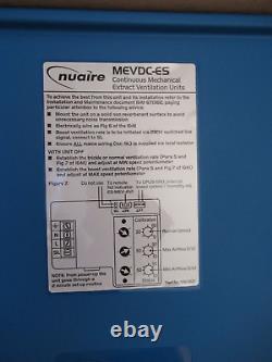 Nuaire MEVDC Central Extract System