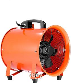 OrangeA Blower Fan 10 0.45HP with 5M Duct Hose Ventilator Fume Extractor AC 110V