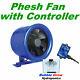 Phresh Hyperfan Fan 6 150mm Inline Ventilation Exhaust Vent Duct Inch Extractor