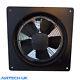 Plate Axial Extractor Ventilation Fan 250mm 730m3/h + Free External Wall Grille