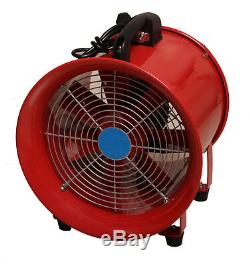 Portable Industrial Ventilator Axial Blower Workshop Extractor Fan 10 250mm