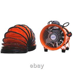 Portable Industrial Ventilator Axial Blower Workshop Extractor Fan 10 with Duct