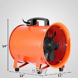 Portable Industrial Ventilator Axial Blower Workshop Extractor Fan 12 300mm