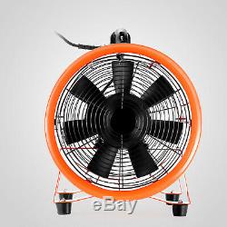 Portable Industrial Ventilator Axial Blower Workshop Extractor Fan 12 with Duct
