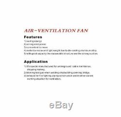 Portable Industrial Ventilator Axial Blower Workshop Extractor Fan 16 400mm