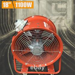 Portable Industrial Ventilator Axial Blower Workshop Extractor Fan 18 7800m³/h