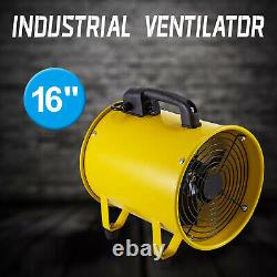 Portable Industrial Ventilator Axial Blower Workshop Extractor Fan 405mm (16)