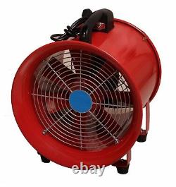 Portable Industrial Ventilator Axial Blower Workshop Extractor Fan 8 200mm