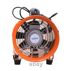 Portable Industrial Ventilator Axial Blower Workshop Extractor Fan 8 200mm