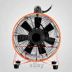 Portable Industrial Ventilator Axial Blower Workshop Extractor Fan And Duct