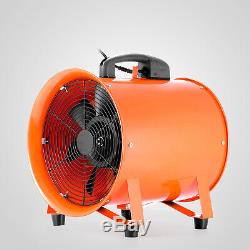Portable Industrial Ventilator Axial Blower Workshop Extractor Fan And Duct