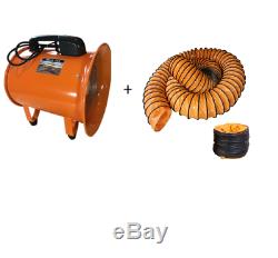 Portable Industrial Ventilator Blower Workshop Extractor Fan 10 with 10M Duct