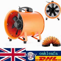 Portable Ventilator Air Axial Blower Ventilator Blower Workshop Extractor Fan UK