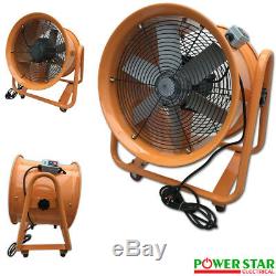 Portable Ventilator Axial Blower Ventilation Extractor Industrial Fan 10/12/16